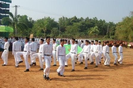 Pengibaran Bendera Porseka