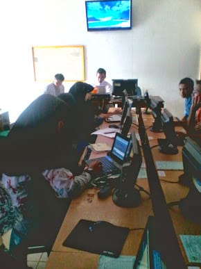 Pelatihan Website dan Jurnalistik di pondok pesantren Nurul Ilmi Darunnajah 9