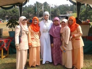 Muslimah teacher from Germain