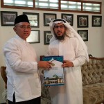 Sillaturrahim Dengan Direktur Lembanga Ilmu Pengetahuan Dan Bahasa Arab (LIPIA) dalam rangka kerjasama Pondok Pesantren Darunnajah