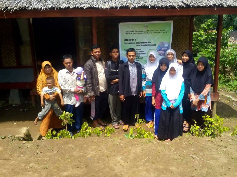 Monitoring Praktik Pengabdian Masyarakat (PPM) Pesantren Annahl Darunnajah 5 Cikeusik di Kecamatan Munjul