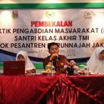 Pembekalan Praktik Pengabdian Masyarakat (PPM) Santri Darunnajah Pusat