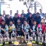 Penyerahan Piala Juara Pospeda DKI Jakarta