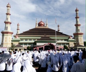 Guru Pesantren Darunnjah 3 Al-Manshur ikuti upacara HAB kementerian agama ke 70