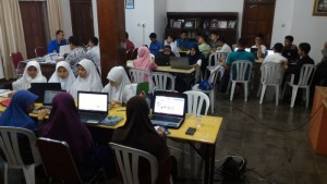 Suasana Pelatihan Website dan Internet Marketing