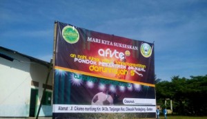 Kegiatan An Nahl Futsal Volley & Table Tanis di Kampus Pondok Pesantren An-Nahl Darunnajah 5, Jln. Cikareo-Mantiung KM 04 RT01/RW04, Kampung Ciseureuh, Desa Tanjungan, Kecamatan Cikeusik, Kabupaten Pandeglang – Banten