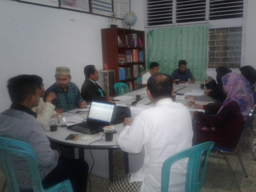 Rapat Kelulusan Amaliah Tadris (Praktek Mengajar) Santri Akhir TMI (Tarbiyatul Muallimin Walmuallimat Al-Islamiyah) Pesantren Al-Manshur Darunnajah 3