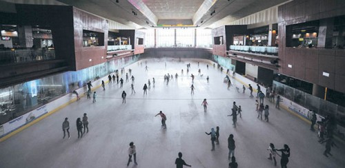 ice skating