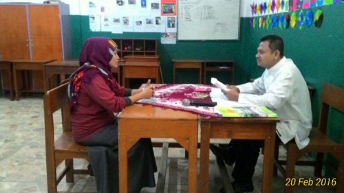 wawancara dengan calon Wali Murid
