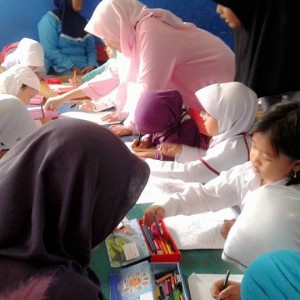 Kegiatan Mengajar di TKQ Nurul Falah