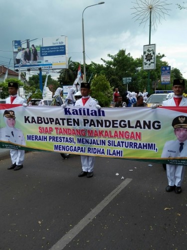 Dewan Guru Pondok Pesantren An-nahl Darunnajah 5 Cikeusik Pandeglang Banten Mengikuti Ta'aruf MTQ Tingkat Provinsi Banten