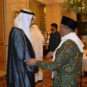 Pimpinan Pondok Pesantren Darunnajah Menghadiri Acara A Farewell Reception The Ambassador of Kingdom of Saudi Arabia H.E. Mustafa Ibrahim A. Al-Mubarak