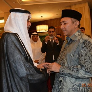 Pimpinan Pondok Pesantren Darunnajah Menghadiri Acara A Farewell Reception The Ambassador of Kingdom of Saudi Arabia H.E. Mustafa Ibrahim A. Al-Mubarak