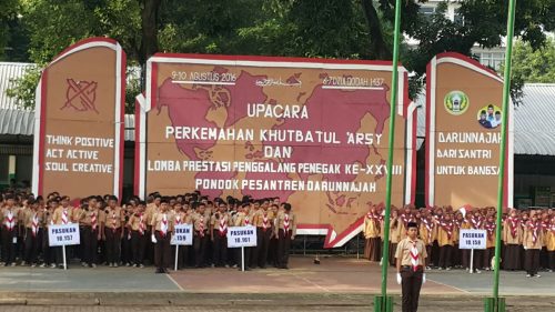 Pembukaan PERKHUTSY (Perkemahan Khutbatul Arsy dan Lomba Penggalang Penegak) Ke-28