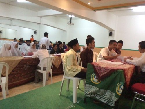 Verifikasi Keabsahan Peserta Pospenas di Aula 8 Windu