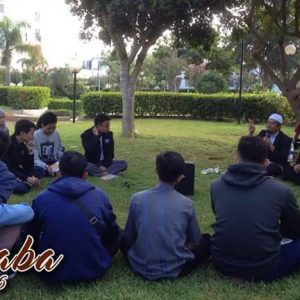 Suasana Orientasi Mahasiswa Baru Outdoor.