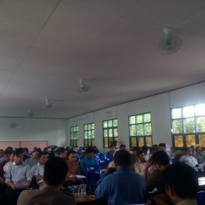 Suasana Pengarahan Para Pengawas Ruang Ujian