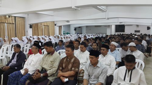 Rapat koordinasi Panitia Idul Qurban Pesantren Darunnajah Pusat; guru, santri, dan karyawan