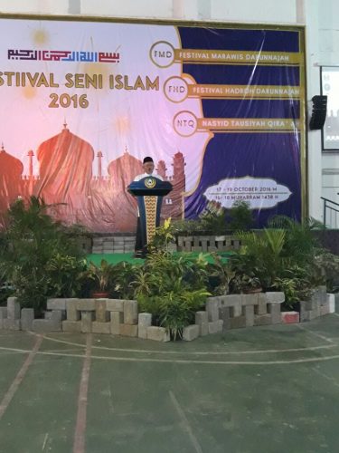 Pembukaan Festival Seni Islami Santri Putra Darunnajah Jakarta