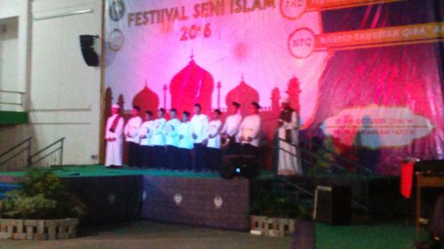 Santri Putra Darunnajah Jakarta Ikuti Festival Seni Islami Hari Kedua