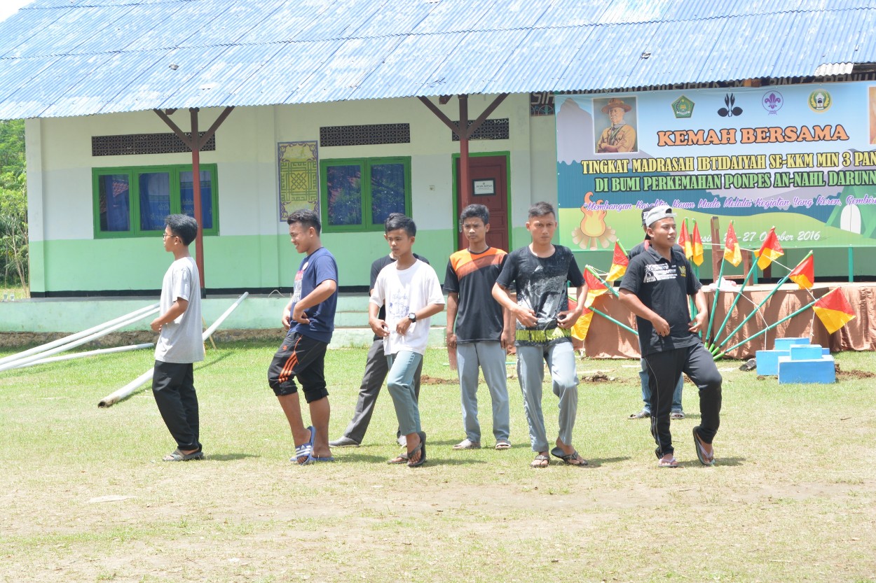 latihan-laporan-kompi-kemah-bersama-tingkat-madrasah-ibtidaiyah-se-kkm-min-3-pandeglang-di-ponpes-an-nahl-darunnajah-5-cikeusik-pandeglang-banten