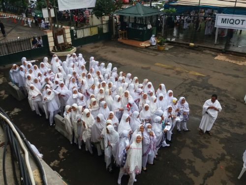 Santri Pesantren Darunnajah Jakarta Ikuti Manasik Haji