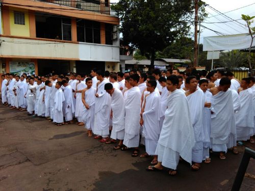 Santri Pesantren Darunnajah Jakarta Ikuti Manasik Haji