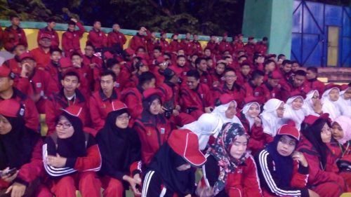 Pembukaan Pekan Olahraga dan Seni Antar Pondok Pesantren Nasional (Pospenas) ke-7 di Provinsi Banten