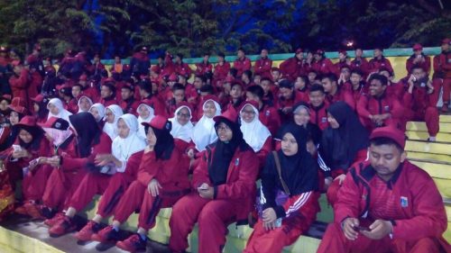 Pembukaan Pekan Olahraga dan Seni Antar Pondok Pesantren Nasional (Pospenas) ke-7 di Provinsi Banten