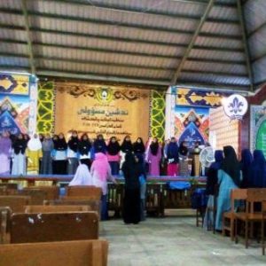 suasana gladi pengurus baru putri masa bhakti 2016-2017