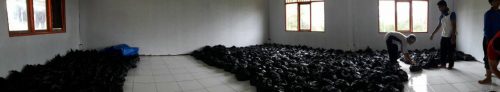 1400 Paket Sembako Bantuan Kementerian Sosial RI Untuk Kecamatan Teramang Jaya Dan Penarik Mukomuko Bengkulu