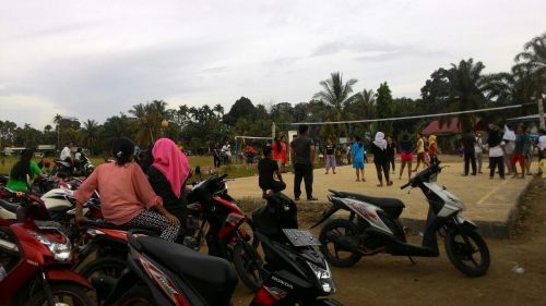 Kegiatan Sore Peserta PPM Kecamatan Teramang Jaya Dan Penarik Mukomuko Bengkulu Di Hari Kelima