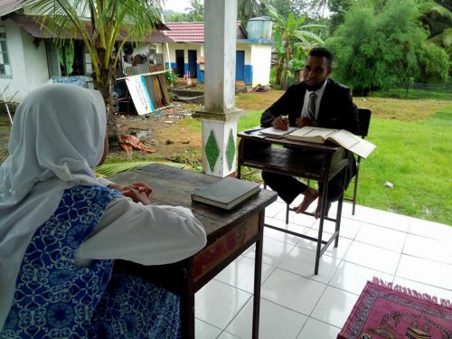 Ujian syafahi (lisan) Pesantren Tsurayya Darunnajah 4 Serang