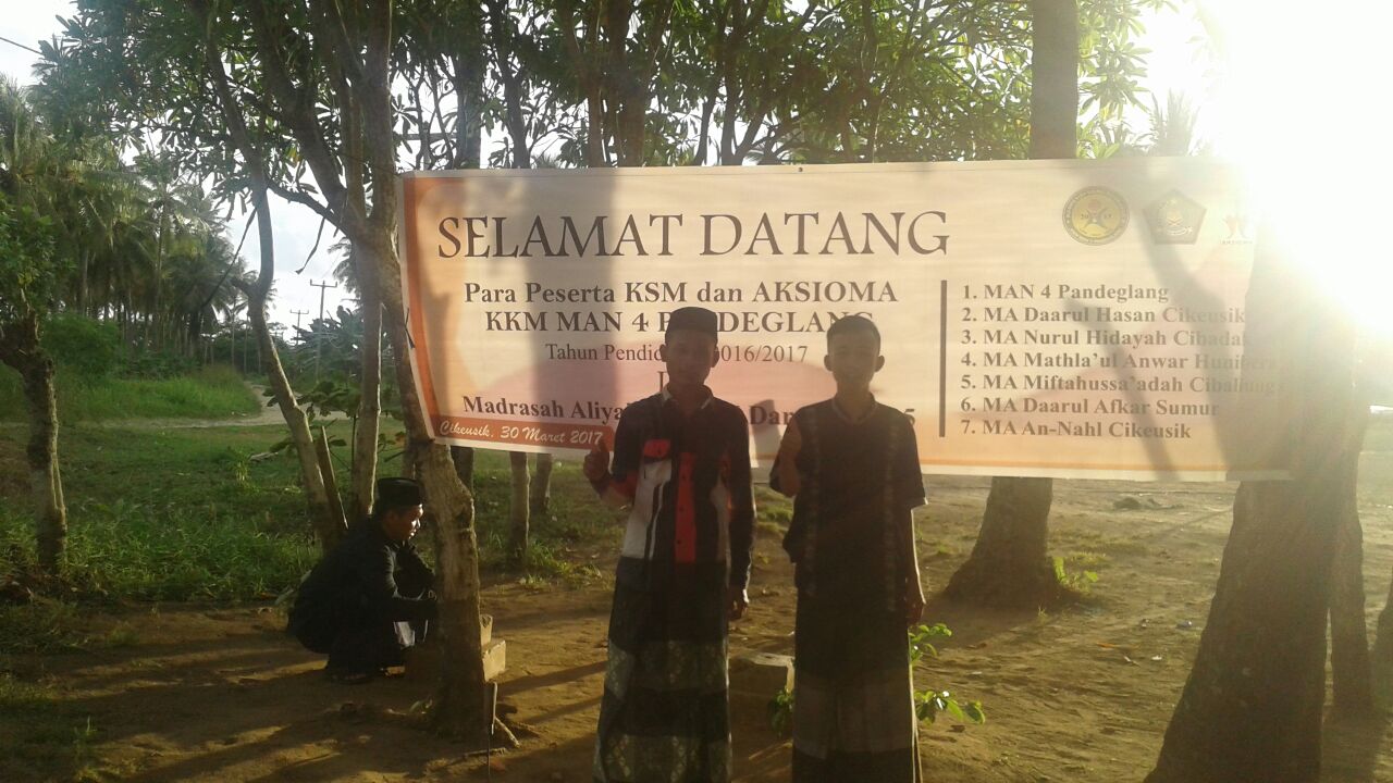 ksm dan aksoma kkm Man 4 pandeglang