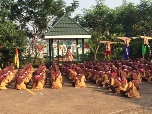 Santri Putri Darunnajah Jakarta Ikuti Giat Pramas