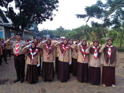 Upacara Penutupan Kegiatan Pramuka Akhir Semester