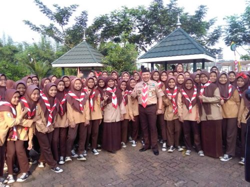 Upacara Penutupan Kegiatan Pramuka Akhir Semester