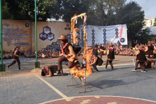 Pembukaan Kegiatan Perkemahan Khutbatul Arsy (PERKHUTSY) Pesantren Darunnajah Jakarta