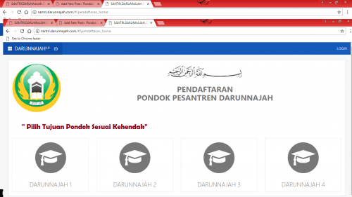 Pendaftaran Online Darunnajah