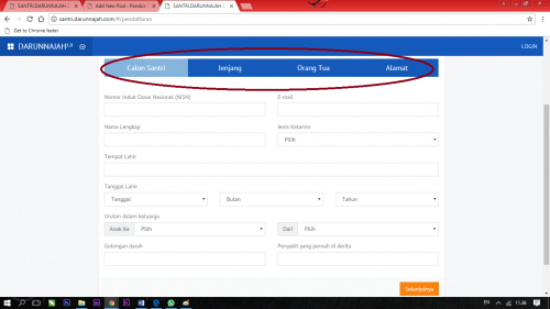 Pendaftaran Online Darunnajah