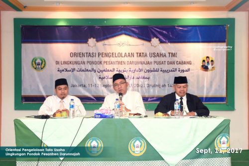 Orientasi Pengelolaan Tata Usaha Lingkungan Pondok Pesantren Darunnajah