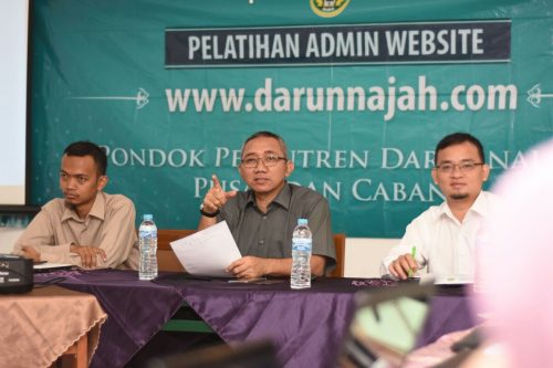 Pembukaan Pelatihan Admin Website Darunnajah Pusat Dan Cabang