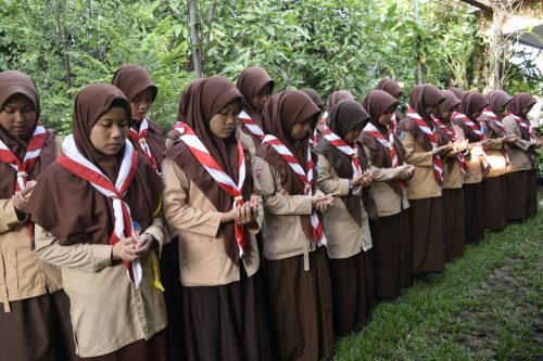 Pelepasan Peserta KMD Di Pesantren Putri Al-Hasanah Darunnajah 9 Pamulang