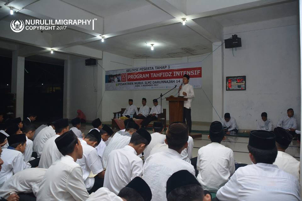 Seleksi program Tahfidz Intensif