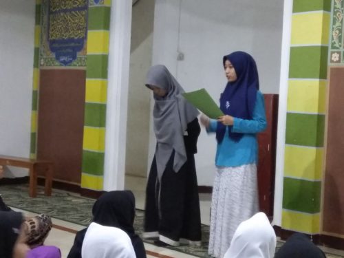 Pembacaan tata tertib TMI Darunnajah 9 Pamulang