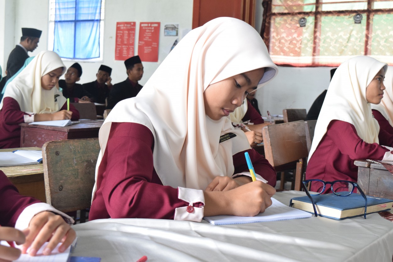 Santri kelas 6 Darunajah 3 ikuti pembeklana'amaliah tadris