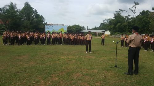 Upacara Pembukaan New Student Camp Di Pesantren Nurul 'Ilmi Darunnajah 14 Serang Banten