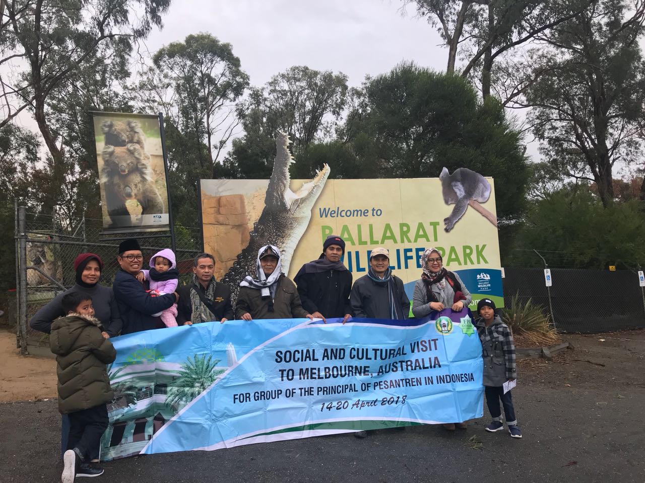 Darunnajah - Delegasi berkunjung ke Ballarat Wild Life Park