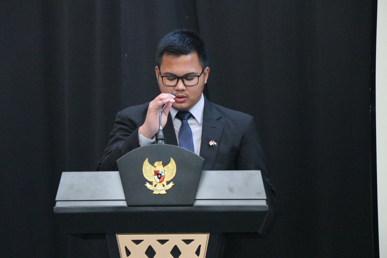 Ahmad Azhar Mustofa alumni Darunnajah dilantik sebagai ketua HPMI Yordania 2018