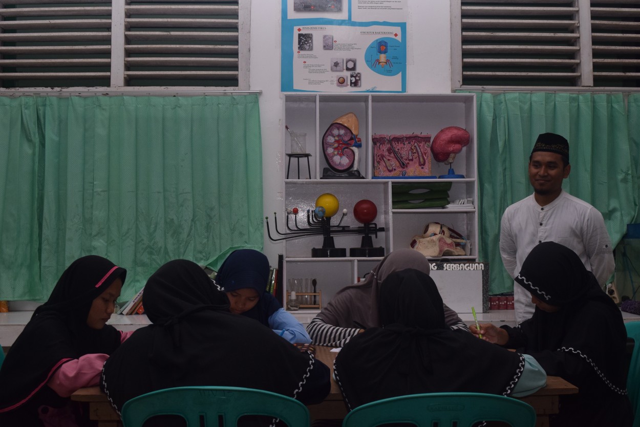 Suasana ujian tes peminatan